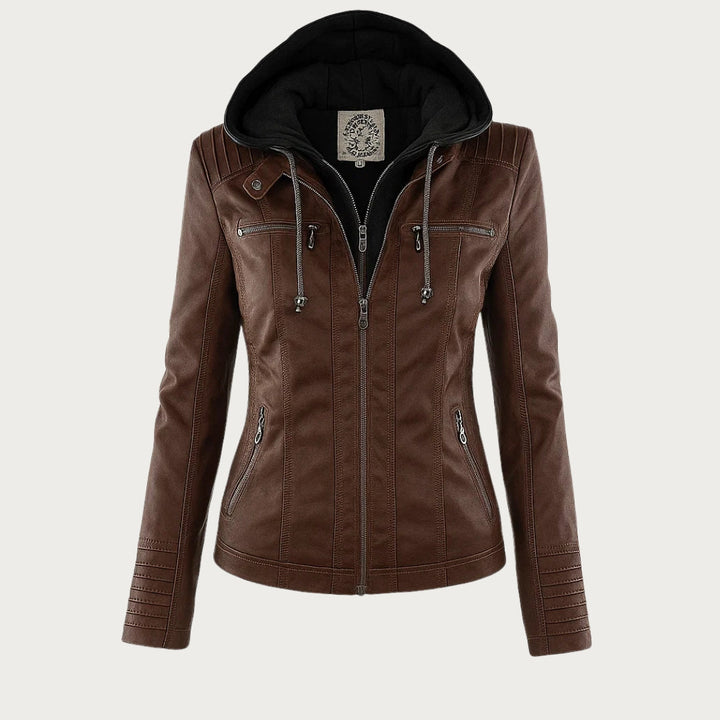 Flavia | Giacca in pelle robusta ed elegante