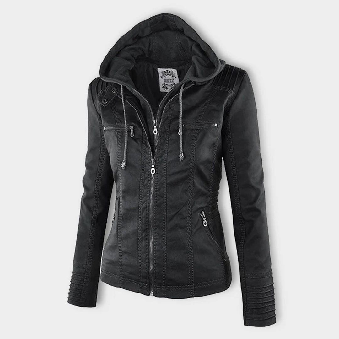 Flavia | Giacca in pelle robusta ed elegante
