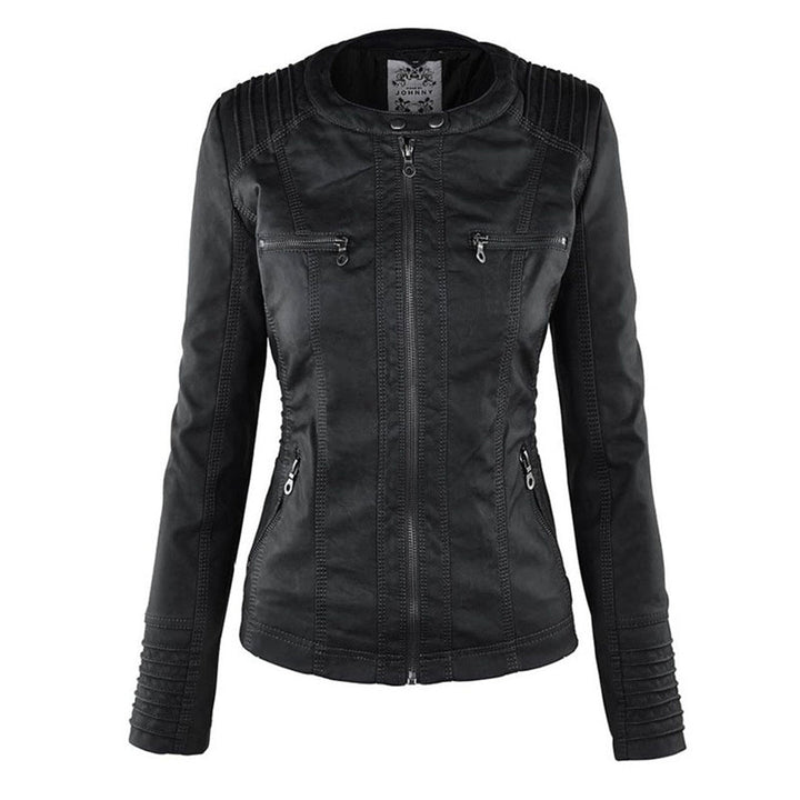 Flavia | Giacca in pelle robusta ed elegante
