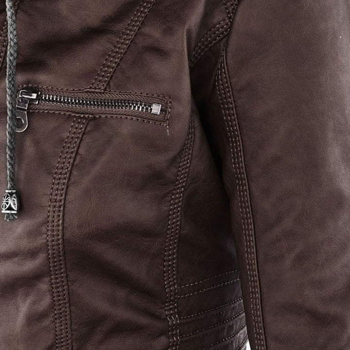 Flavia | Giacca in pelle robusta ed elegante