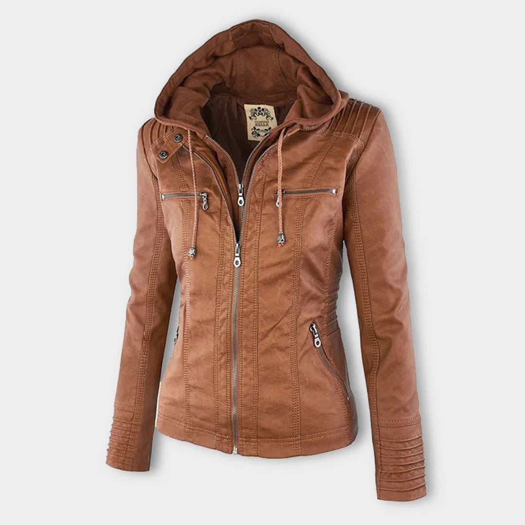 Flavia | Giacca in pelle robusta ed elegante