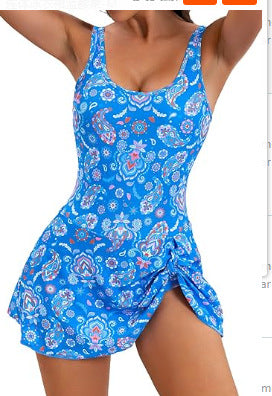 Ultima occasione: 50% DI SCONTO – Costume intero da donna con controllo della pancia e chiusura con bottoni