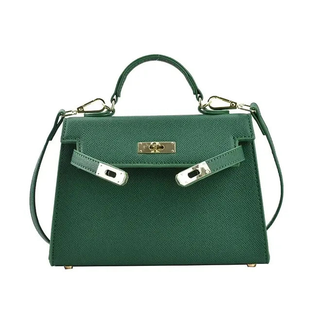 Janna | Elegante borsa a tracolla in stile Kelly