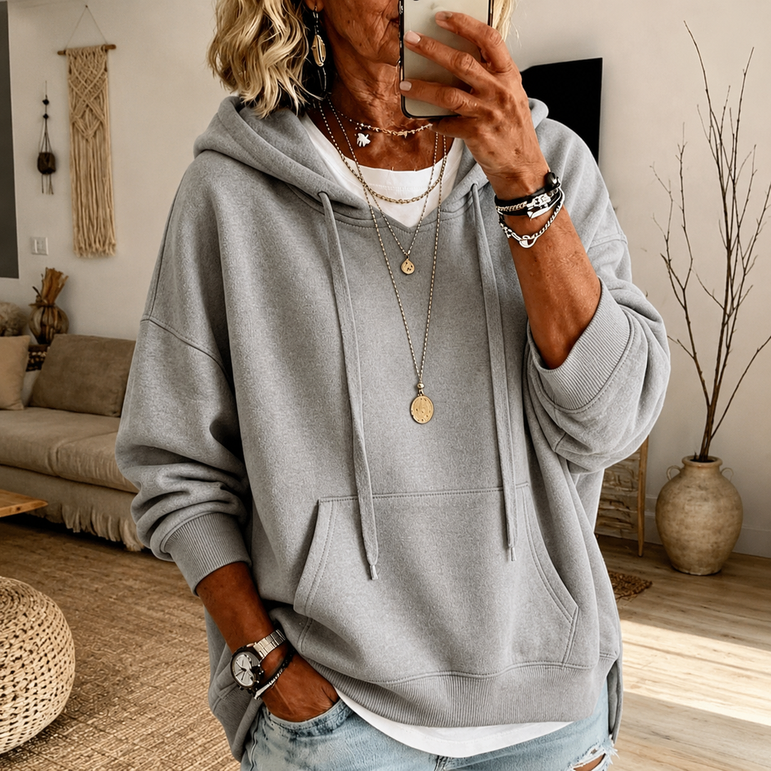 Elaijah – Elegante maglione grigio chiaro
