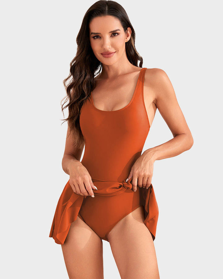 Ultima occasione: 50% DI SCONTO – Costume intero da donna con controllo della pancia e chiusura con bottoni