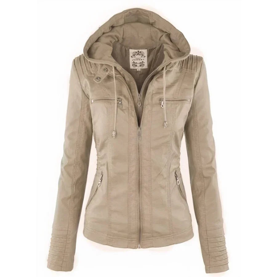 Flavia | Giacca in pelle robusta ed elegante